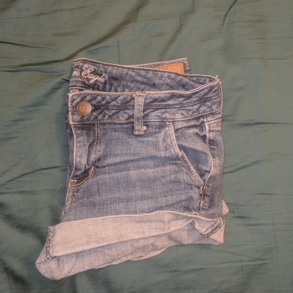 American Eagle Blue Denim Shorts